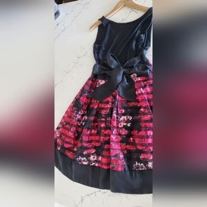 Dress Barn fit and flare coctail dress size 4 (fits medium)